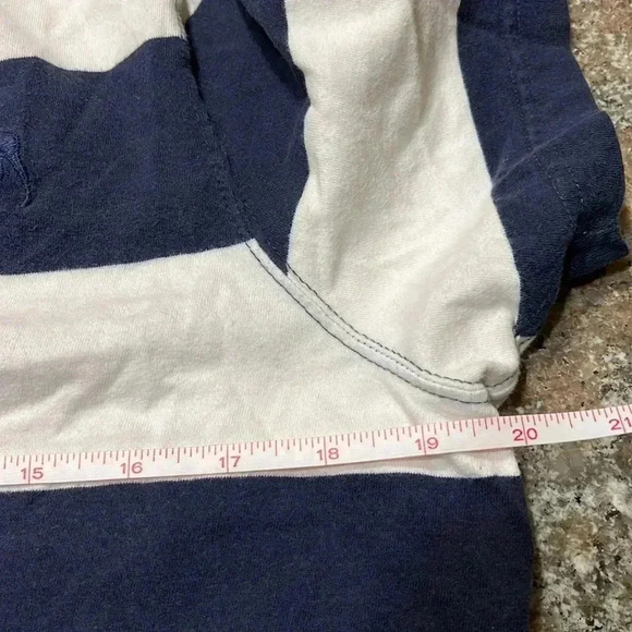 Abercrombie and Fitch Y2K Men’s T-shirt Striped Muscle Tight Fitted Sz L - Picture 5 of 8